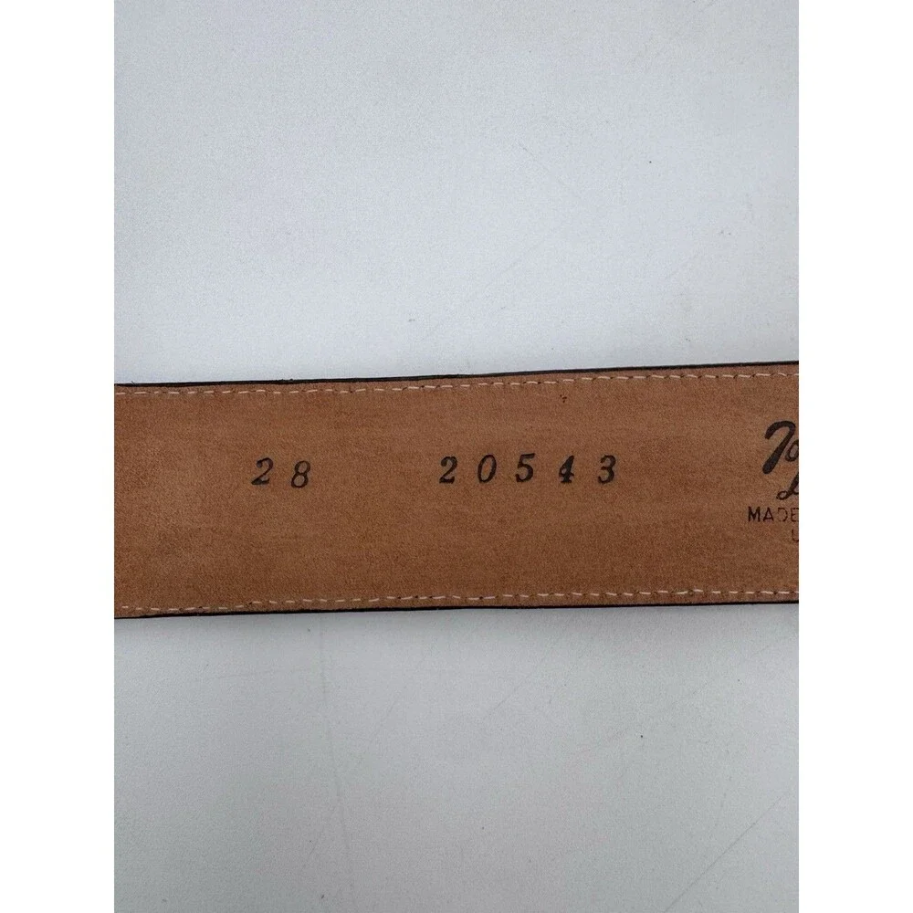 TONY LAMA Size 28 Genuine Lizard LEATHER BELT fits 22